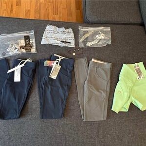 Women’s Bottoms Set - Navy, Gray, and Green